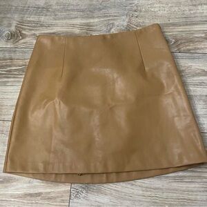 Abercrombie & Fitch Camel Mini Skirt